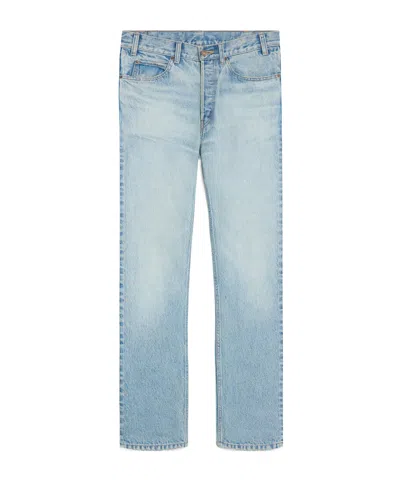 Celine Kurt Jeans In Cotton Denim In Blue