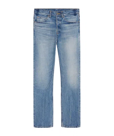 Celine Kurt Jeans In Cotton Denim In Blue