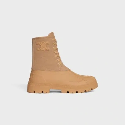 Celine Lace-up Boot W/ Triomphe 30