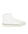 Celine As-02 Alan Straps High-top Casual Sneakers In White