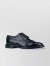 Celine Lace-up Leather Brogue Shoes In Black