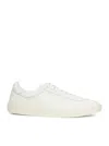 Celine Low Lace-up Sneakers With Triomphe Men In White