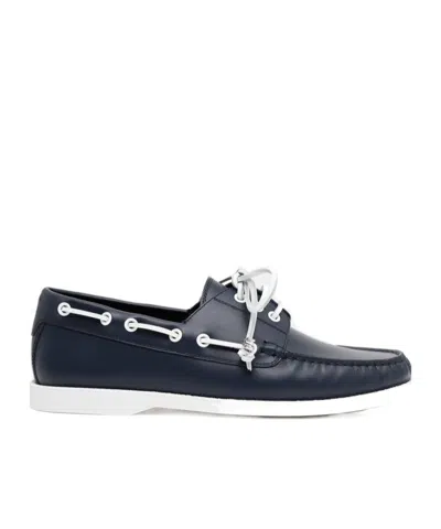 Celine Lace-up Loafers In Black