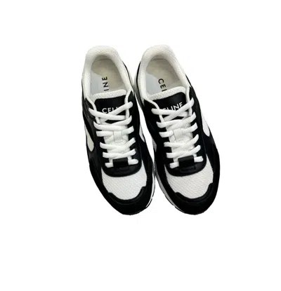 Celine Lace-up Low-cut Casual Shoes In Black