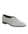 Celine Perforated Leather Oxford Shoes In White