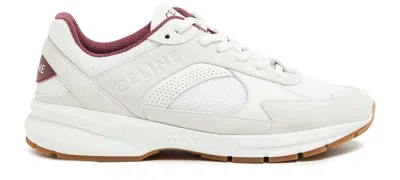 Celine Laced Sneakers In White