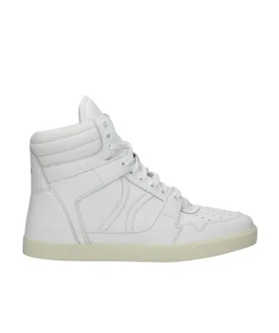 Celine Lace-up Design Casual Sneakers In White