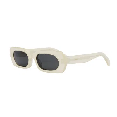 Celine Ladies Black Geometric Sunglasses Cl40243i 39a In ["grey"]