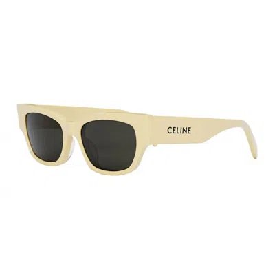 Celine Ladies Black Square Sunglasses Cl40197u 39a In ["grey"]