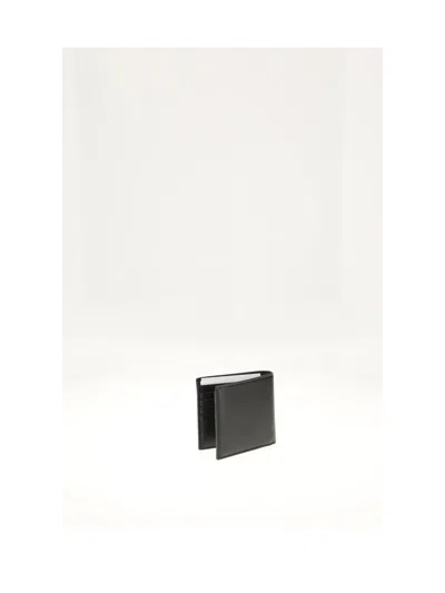 Celine Lamb Leather Bifold Wallet In Black