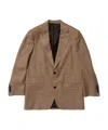 Celine Lapel Long-sleeved Suit Coat In Brown