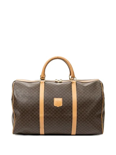 Pre-owned Celine Large Boston Bag In Brown