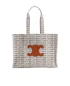 Celine Large Double Handle Shoulder Bag In White