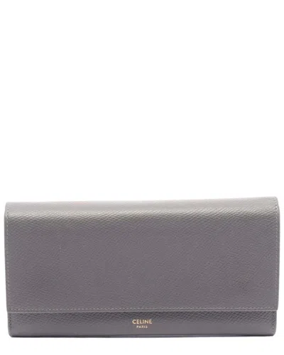 Pre-owned Celine Large Flap Wallet (authentic Pre-loved)