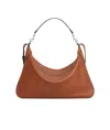 Celine Large Strap Romy In Supple Grained Calfskin In Brown