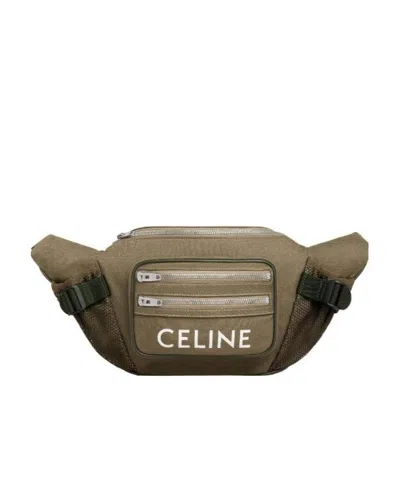 Celine Large Zipper Waist Bag In Multicolor