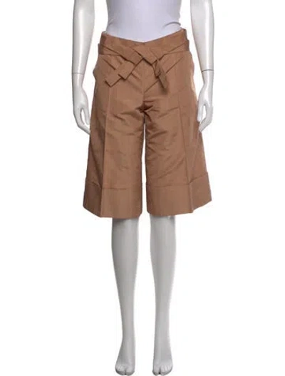 Pre-owned Celine Late 1990's - Early 2000's Knee-length Shorts In Neutrals