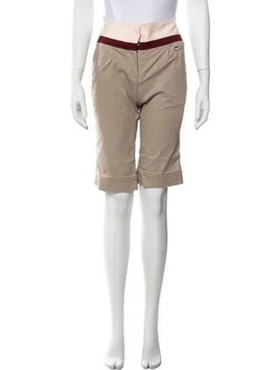 Pre-owned Celine Late 1990's - Early 2000's Knee-length Shorts In Neutrals/pink