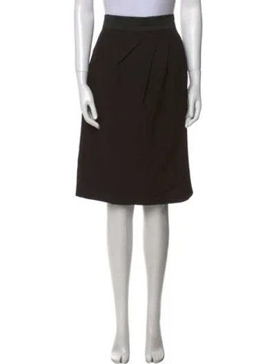Pre-owned Celine Late 1990's - Early 2000's Knee-length Skirt In Black