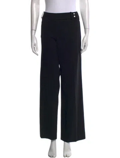 Pre-owned Celine Late 1990's - Early 2000's Wide Leg Pants In Black