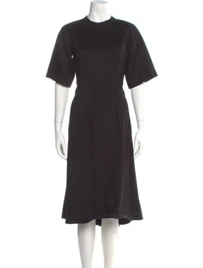 Pre-owned Celine Late 2000's - Early 2010's Midi Length Dress In Black