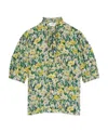 Celine Lavallière Blouse In Paquerette Crepon