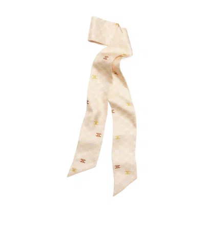 Celine Lavalliere In Silk Twill In Neutral