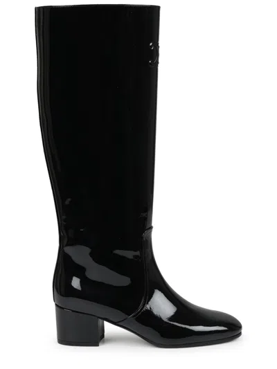 Celine Le Bottes Triomphe High Boot 50 In Black