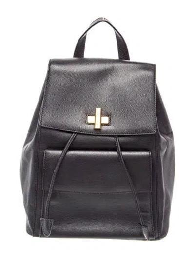 Pre-owned Celine Leather Backpack Vintage In White