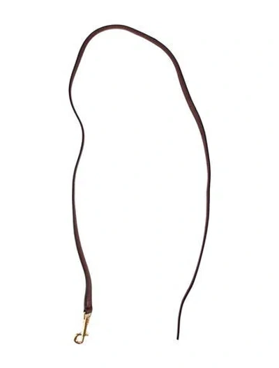 Pre-owned Celine Leather Bag Strap In Brown