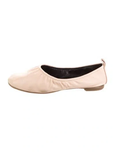 Pre-owned Celine Leather Ballet Flats In Pink