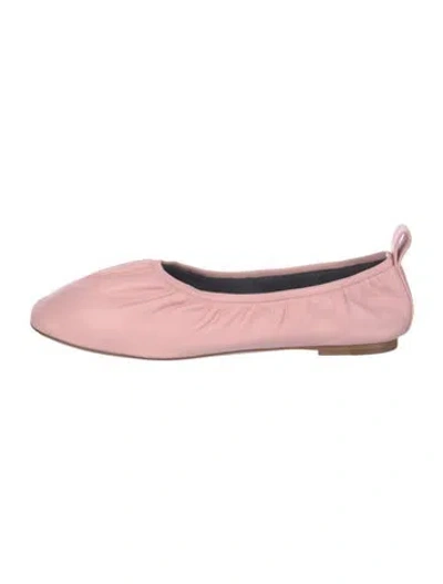 Pre-owned Celine Leather Ballet Flats In Pink