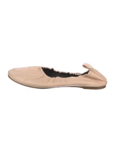 Pre-owned Celine Leather Ballet Flats In Pink