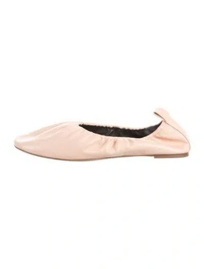 Pre-owned Celine Leather Ballet Flats In Pink