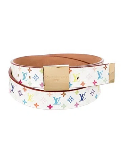 Pre-owned Celine Leather Belt In Neutral