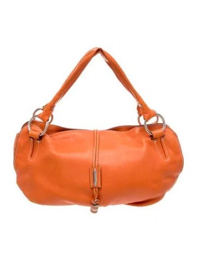 Pre-owned Celine Leather Bittersweet Vintage In Orange