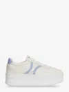 Celine Leather Block Sneakers With Triomphe Logo On The Back In Multi