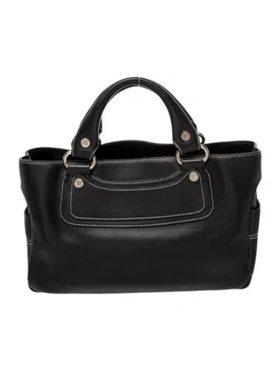 Pre-owned Celine Leather Boogie In Black
