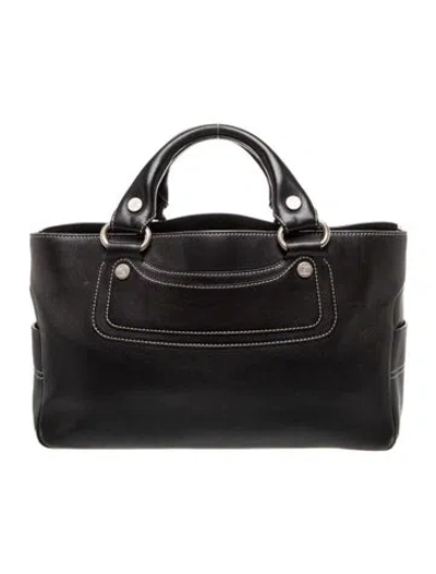 Pre-owned Celine Leather Boogie In Black