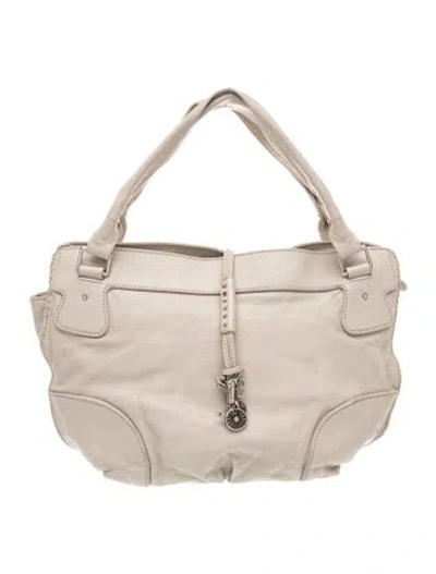 Pre-owned Celine Leather Boogie In Neutral