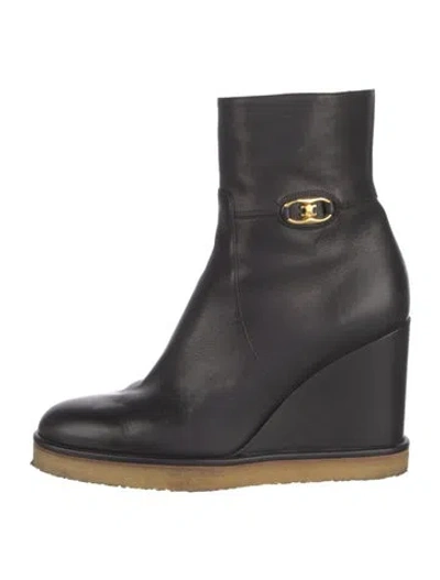 Pre-owned Celine Leather Boots