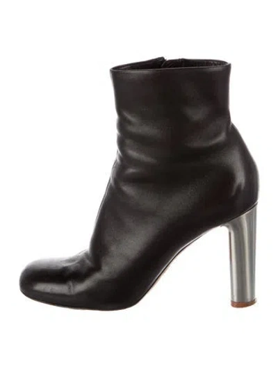 Pre-owned Celine Leather Boots In Black