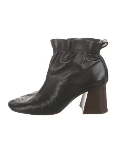 Pre-owned Celine Leather Boots In Black