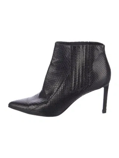 Pre-owned Celine Leather Boots In Black