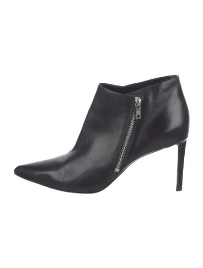 Pre-owned Celine Leather Boots In Black