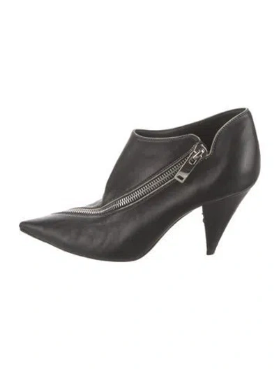 Pre-owned Celine Leather Boots In Black