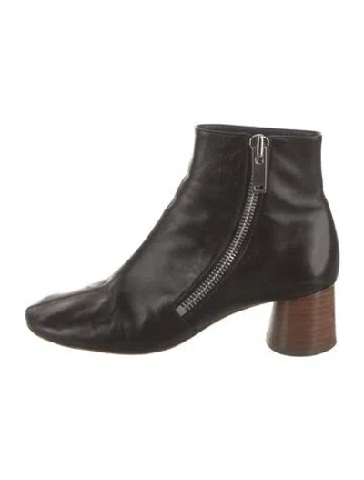 Pre-owned Celine Leather Boots In Black