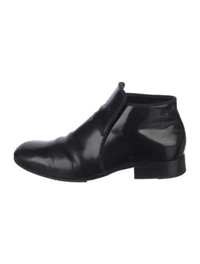 Pre-owned Celine Leather Boots In Black