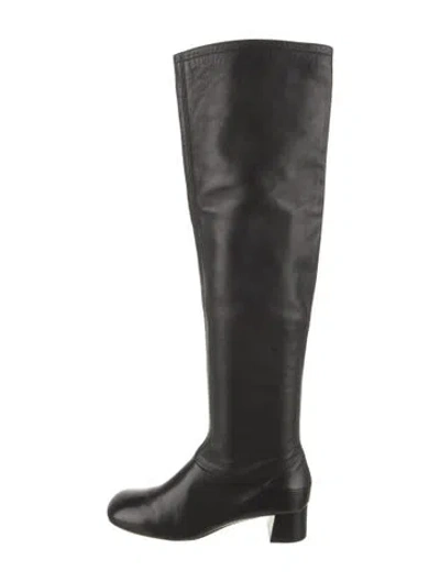 Pre-owned Celine Leather Boots In Black
