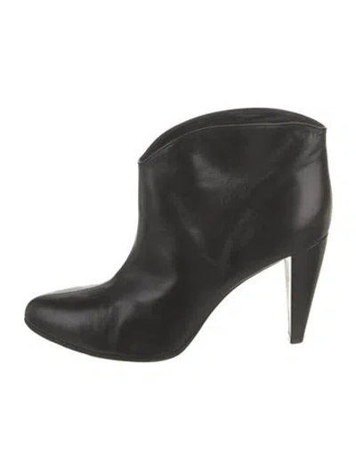 Pre-owned Celine Leather Boots In Black